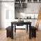 Flash Furniture Rectangle 38 in W, 60 in L, 30 in H, Pine Wood, Pinus Glabra, Black Wash XA-F-60X38-BW-GG - alternate 10